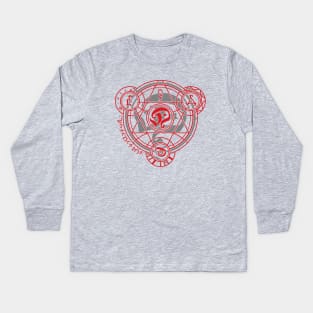 Mystical Spell Circle Kids Long Sleeve T-Shirt